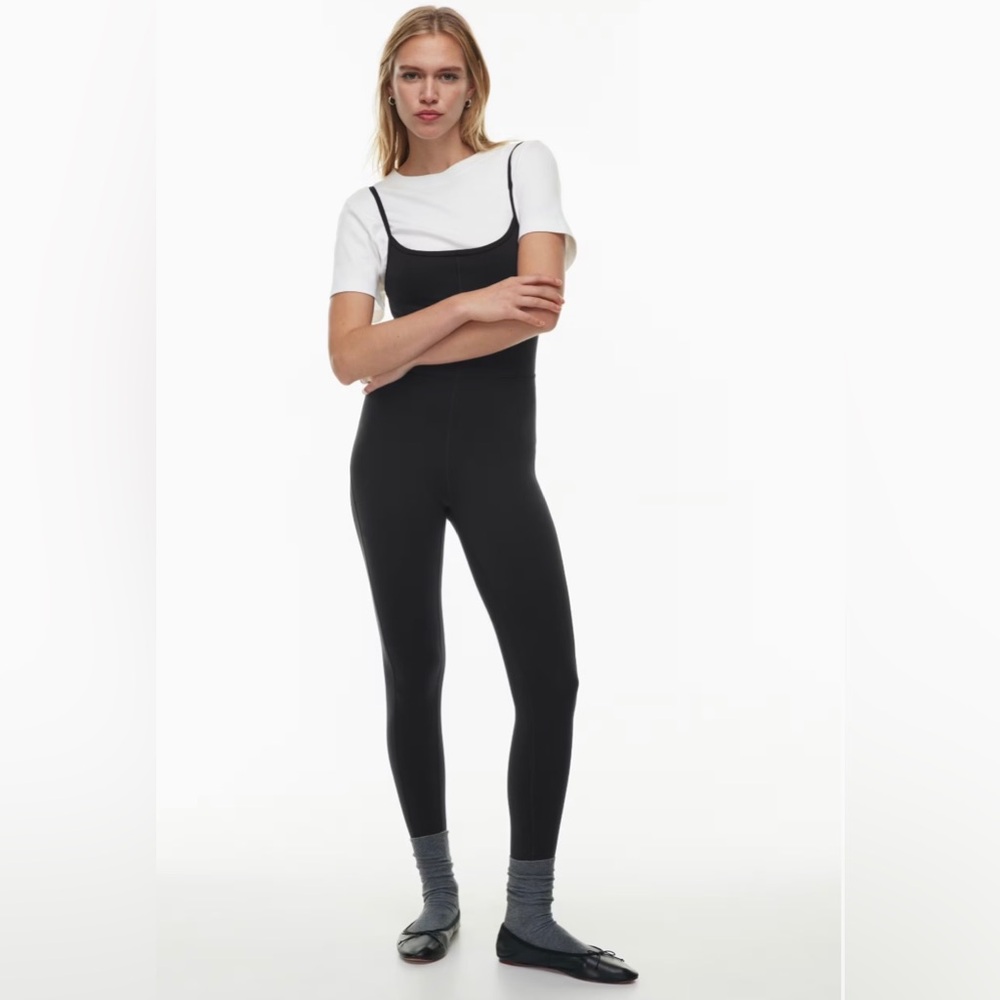 Aritzia Wilfred Free Black Divinity Jumpsuit Sz L